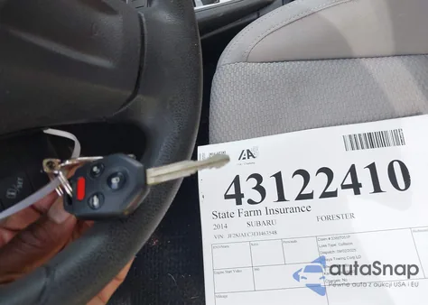 2014 Subaru Forester 2.5I Premium from USA, damaged, VIN JF2SJAEC3EH463548